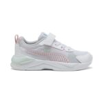 Puma X-Ray 3 LT AC+PS Παιδικά Sneakers με Σκρατς Λευκό / Ροζ