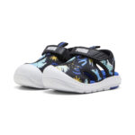 Puma Fun Racer Sandal AOP V Inf Βρεφικά Παπουτσάκια Θαλάσσης Μαύρα / Μπλε