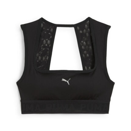 Puma Move Lace Bra Γυναικείο Αθλητικό Μπουστάκι Μαύρο