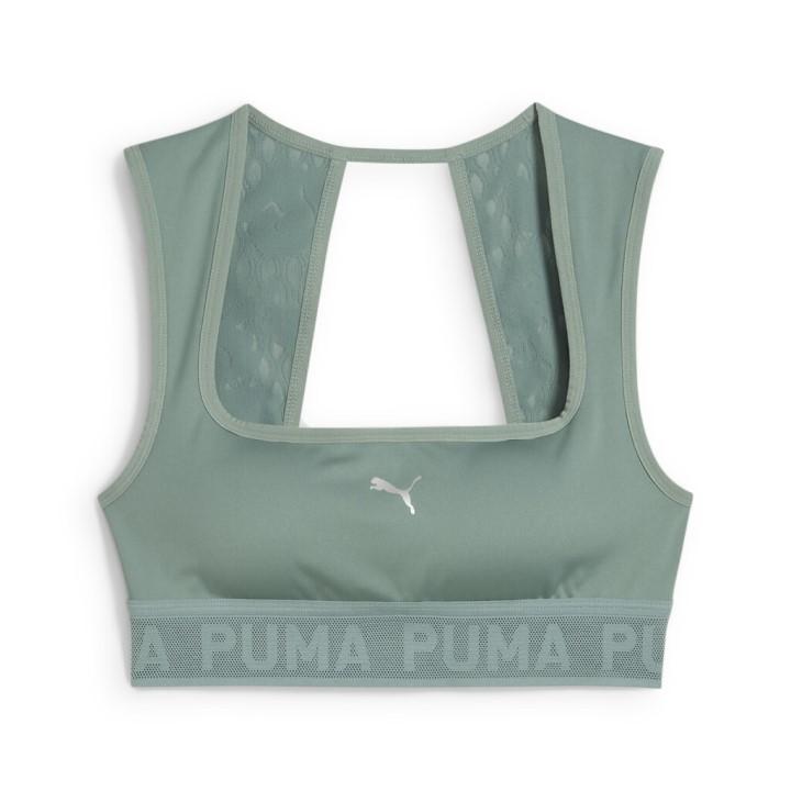 Puma Move Lace Bra Γυναικείο Αθλητικό Μπουστάκι Βεραμάν