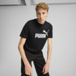 Puma Ess 2 Color No.1 Logo Tee Aνδρικό Kοντομάνικο Μαύρο