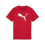 Puma Ess Cat Logo No1 Tee B Παιδικό Kοντομάνικο Κόκκινο