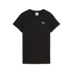 Puma ESS Elevated Rib Tee Γυναικείο T-shirt Μαύρο