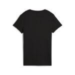 Puma ESS Elevated Rib Tee Γυναικείο T-shirt Μαύρο