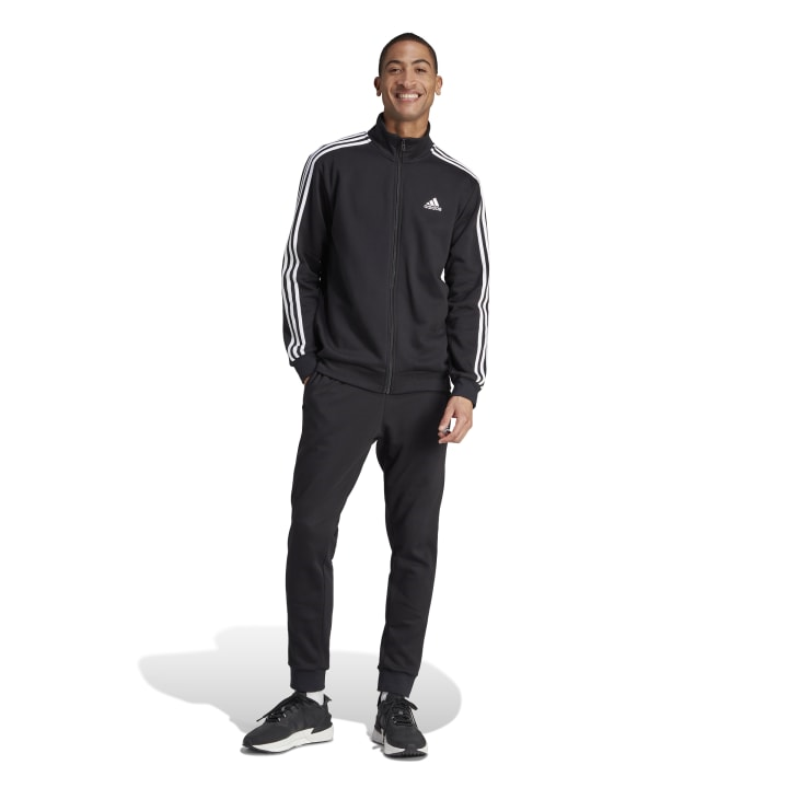 adidas Basic 3-Stripes Fleece Track Suit