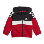 adidas Tiberio 3-Stripes Colorblock Fleece Track Suit Kids