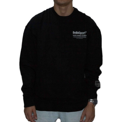 Body Action Over-Dyed Crewneck Sweater