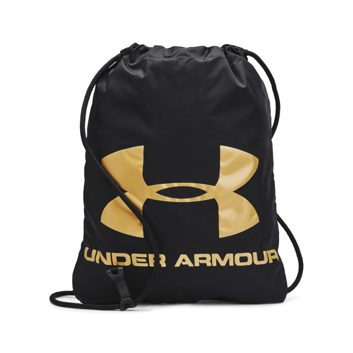 Under Armour Ozsee Sackpack Τσάντα Πλάτης Γυμναστηρίου Μαύρη / Χρυσό