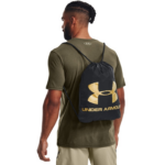 Under Armour Ozsee Sackpack Τσάντα Πλάτης Γυμναστηρίου Μαύρη / Χρυσό