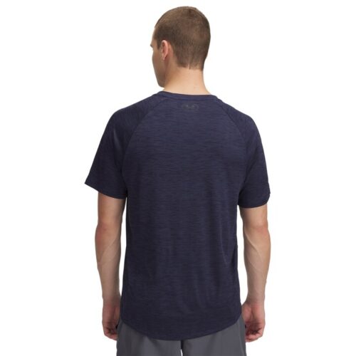 Under Armour Tech Textured SS Ανδρικό Κοντομάνικο Navy Μπλε