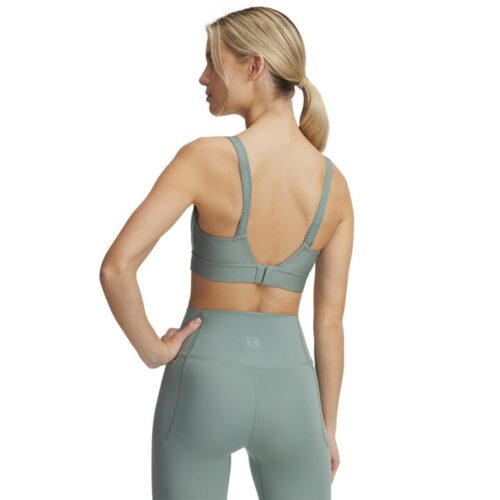 Under Armour Infinity Mid Bra Γυναικείο Αθλητικό Μπουστάκι Βεραμάν