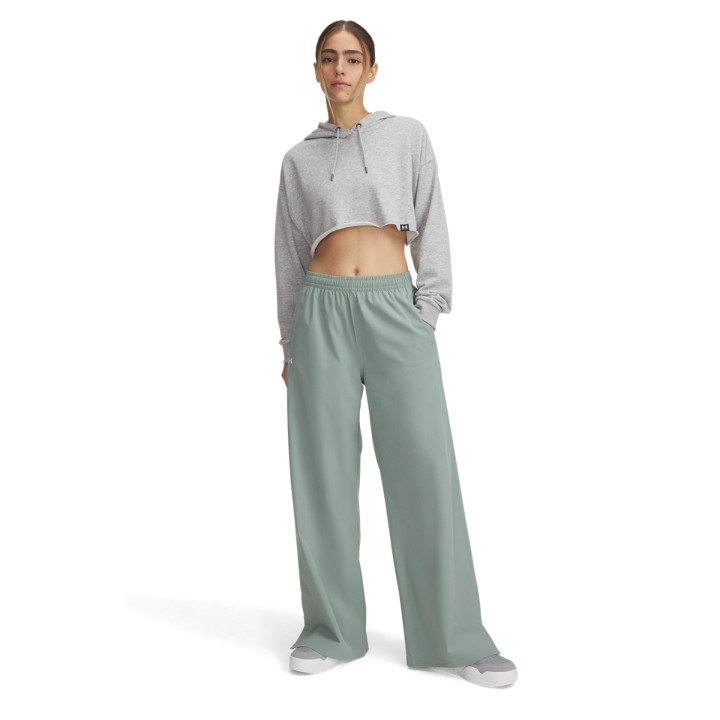 Under Armour Armoursport Wide Leg Pants Παντελόνι Φόρμας Βεραμάν