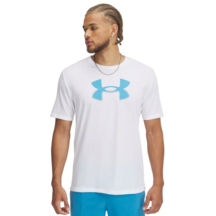 Under Armour Reflective Big Logo SS Ανδρικό Κοντομάνικο Λευκό