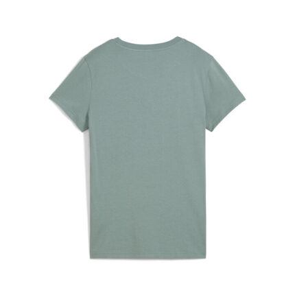 Puma Ess Metallic No. 1 Logo Tee Γυναικείο Κοντομάνικο Βεραμάν