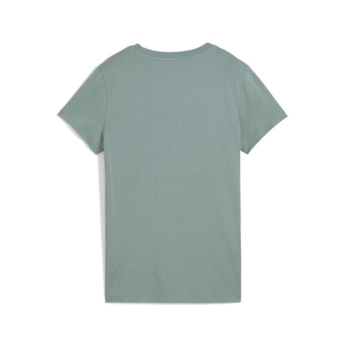 Puma Ess Metallic No. 1 Logo Tee Γυναικείο Κοντομάνικο Βεραμάν