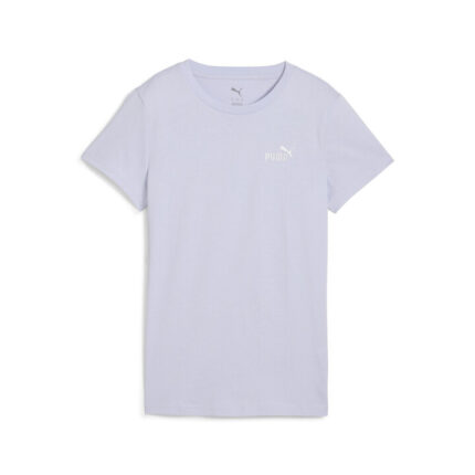Puma Ess Smal No.1 Logo Tee Γυναικείο Κοντομάνικο Μωβ