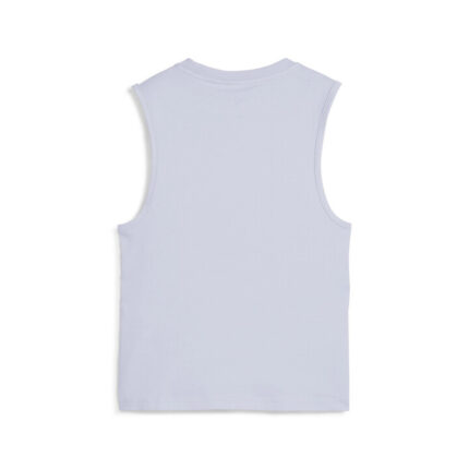Puma ESS No. 1 Logo Slim Tank Γυναικεία Μπλούζα Αμάνικη Σιέλ
