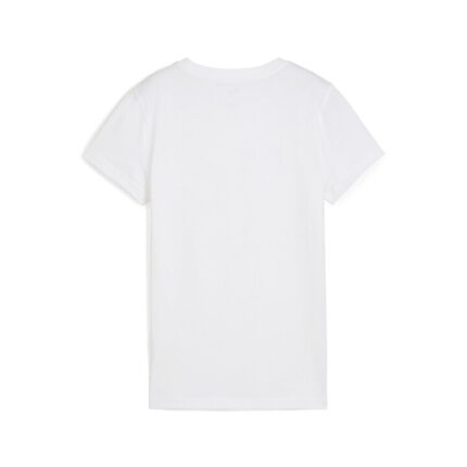 Puma Ess Metallic Tee Γυναικείο Κοντομάνικο Λευκό