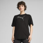 Puma Evostripe Relaxed Tee Γυναικείο Κοντομάνικο Μαύρο