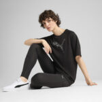 Puma Evostripe Relaxed Tee Γυναικείο Κοντομάνικο Μαύρο