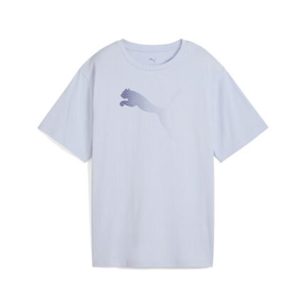 Puma Her Relaxed Graphic Tee Σιελ