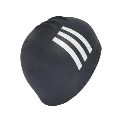 adidas 3-Stripes Swim Cap Σκουφάκι Κολύμβησης από Σιλικόνη Μαύρο