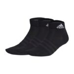 adidas Thin and Light Ankle Socks 3 Pairs Κάλτσες Μαύρες