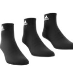 adidas Thin and Light Ankle Socks 3 Pairs Κάλτσες Μαύρες