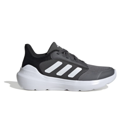 adidas Tensaur Run 2.0 Αθλητικά Παιδικά Παπούτσια Running με Κορδόνια Γκρι / Μαύρο / Άσπρο