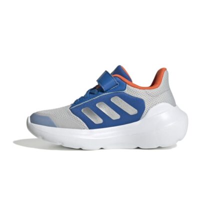adidas Tensaur Run 2.0 Shoes Kids Παιδικά Παπούτσια Τρεξίματος με Σκρατς Μπλε / Γκρι / Πορτοκαλί