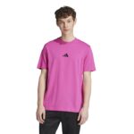 adidas Essentials Small Logo Single Jersey T-Shirt Ανδρικό Κοντομάνικο Φούξια