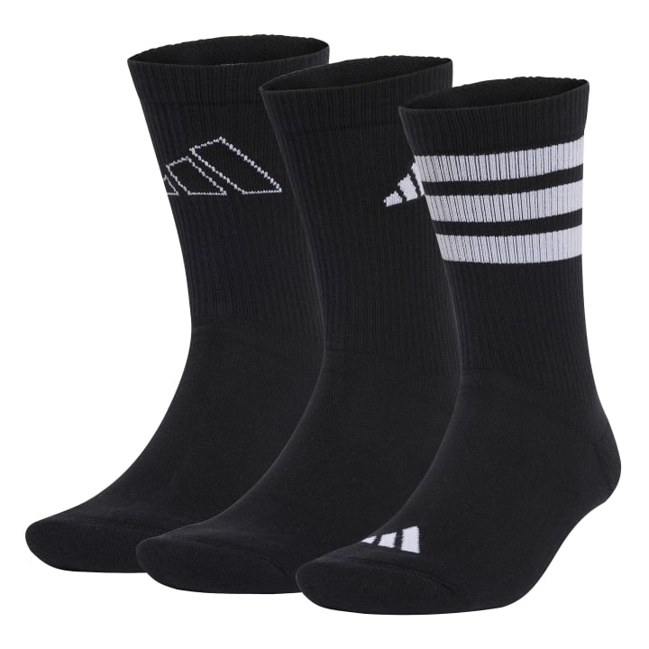 adidas Logo Socks 3 Pairs Κάλτσες Μαύρες