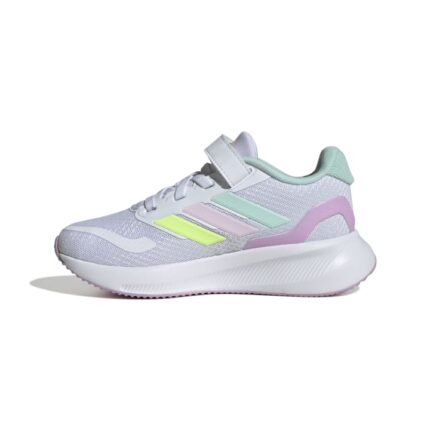 adidas Runfalcon 5 Shoes Kids Παιδικά Παπούτσια Τρεξίματος Λευκό / Ροζ / Βεραμάν