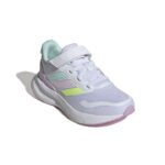 adidas Runfalcon 5 Shoes Kids Παιδικά Παπούτσια Τρεξίματος Λευκό / Ροζ / Βεραμάν