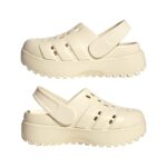 adidas Adilette Platform Clogs Γυναικεία Σαμπό Μπεζ