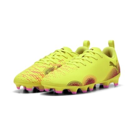 Puma Future 8 Play FG/AG Jr Παιδικά Παπούτσια Ποδοσφαίρου με Τάπες Κίτρινο