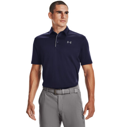 Under Armour Tech Polo Tee Ανδρικό Κοντομάνικο με Γιακά Μπλε Νavy