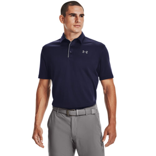 Under Armour Tech Polo Tee Ανδρικό Κοντομάνικο με Γιακά Μπλε Νavy