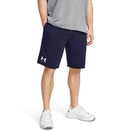Under Armour Rival Terry Shorts Ανδρική Βερμούδα Μπλε