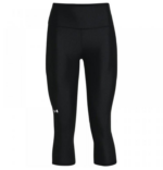 Under Armour Women's HeatGear Armour No-Slip Waistband Capris Γυναικείο Κολάν Μαύρο