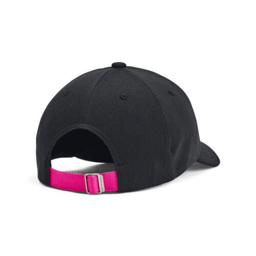 Under Armour Girls' Blitzing Adjustable Cap Παιδικό Καπέλο Μαύρο / Φουξ