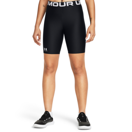 Under Armour HeatGear 8" Shorts Γυναικείο Ποδηλατικό Κολάν Μαύρο