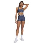 Under Armour HeatGear Authentics Shorty Γυναικείο Κολάν Σορτς Μπλε Navy