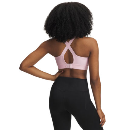 Under Armour Infinity Mid 2.0 Bra Γυναικείο Αθλητικό Μπουστάκι Ροζ