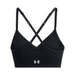 Under Armour Vanish Seamless Low Bra Γυναικείο Αθλητικό Μπουστάκι Μαύρο