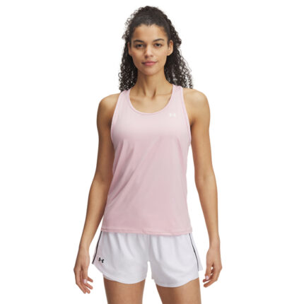 Under Armour Tech Knockout Tank Γυναικείo Aμάνικο Ροζ