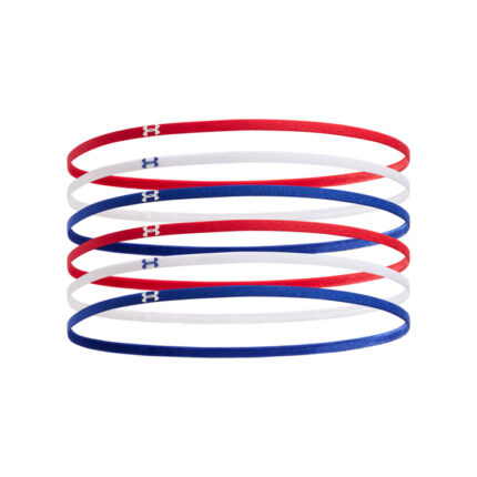 Under Armour Mini Elastic 6P Αθλητικό Περιμετώπιο Mπλε / Κόκκινο / Λευκό