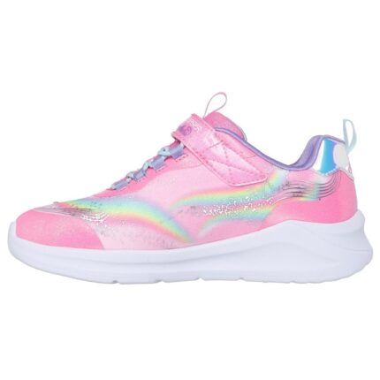 Skechers S-Lights: Unicorn Chaser Παιδικά Sneakers με Φωτάκια Ροζ / Μωβ