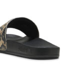 Puma Leadcat 2.0 Snake Chic Γυναικείες Παντόφλες Μαύρες / Χρυσό