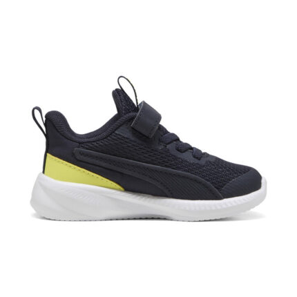Puma Flyer 3 AC+ Inf Βρεφικά Παπούτσια Τρεξίματος Μαύρα / Λαχανί